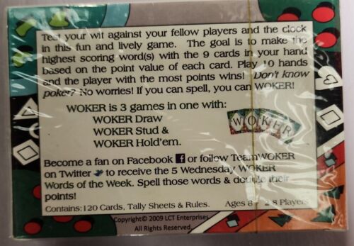 LET'S WOKER! Ein witziges, lustiges neues Wortspiel wie Poker mit Buchstaben. Nagelneu! - Bild 2 von 6