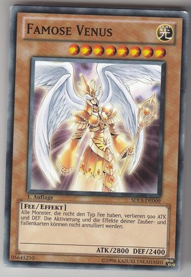 YU-GI-OH Famose Venus Common deutsch SDLS-DE009