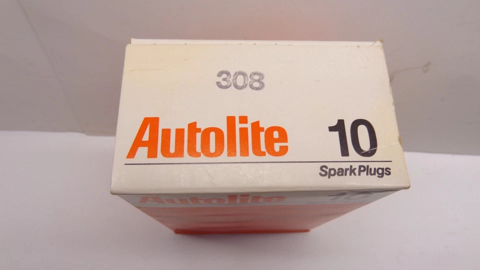 Paquete de 10 bujías autolite 308 cortacéspedes cortacéspedes sopladores de nieve etc. + Coches antiguos Foto 3 de 4