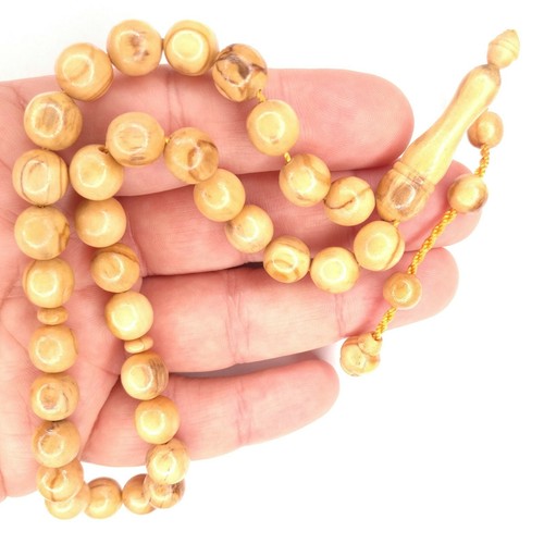 33 Budget Wood Prayer Beads Tesbih Muslim Rosary Tasbih Dua Worry Beads 579 - Picture 3 of 12