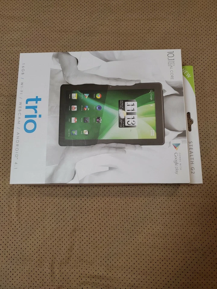  Trio Stealth 10.1 inch Dural Core Tablet 16GB/ WiFi / FT-R cam /Android 4.1 NEW - Image 2 of 4