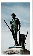 Minuteman Statue Concord Massachusetts MA WB Postcard UNP VTG Unused Vintage