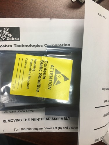 ZEBRA PRINTHEAD **ORIGINAL** 110XI3plus 96XI3plus 600DPI PRINTHEAD ***NEW - Picture 2 of 2