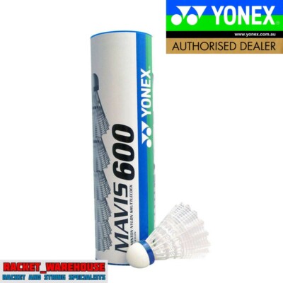 2 X TUBES YONEX MAVIS 600 BADMINTON SHUTTLES SHUTTLECOCKS BLUE/MEDIUM SPEED 