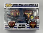 GITD Funko Pop Darth Maul Gar Saxon 2 Pack Star Wars Target Con 2023 Glow New