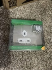 Schneider Pearl Nickel Screwless Switched Socket