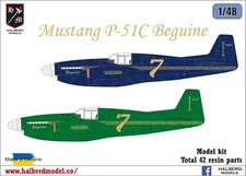 Mustang P-51C "Beguine"  Halberd Models 1/48 scale