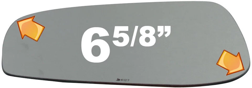 Nuevo espejo retrovisor plano izquierdo de repuesto para 04-06 Volvo S60 sin placa de respaldo Foto 2 de 4