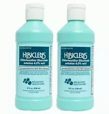 Hibiclens Antimicrobial Skin Liquid Soap 8 oz 2 PACK - 57508