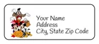 30 Personalized address labels, tags, stickers, Halloween, Mouse