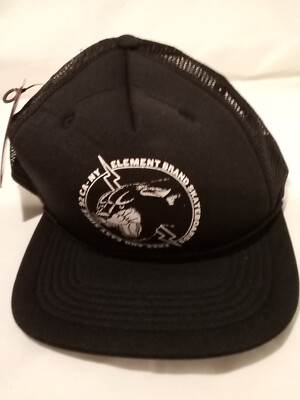 Element brand free and easy since 92 CA-NY black Trucker hat