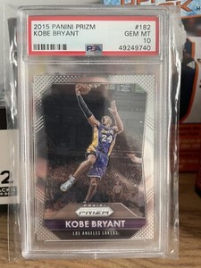 2015 Panini Prizm Kobe Bryant #182 PSA 10 Last Season Prizm 🔥🔥🔥
