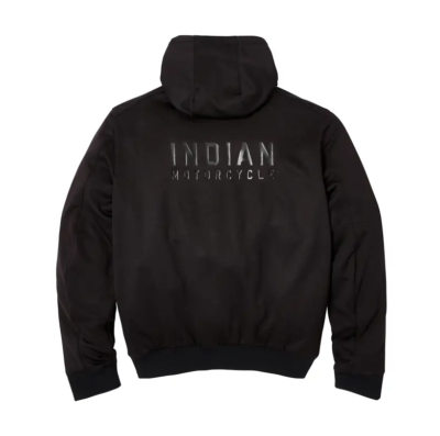 Indian Motorcycle Men's Alameda Riding Hoodie Black 2864641 | eBay