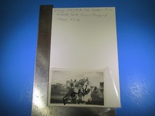 Vintage B&W Circus Photo Cole Brothers Kenneth Waite Beer Bottle #C-31 S4995