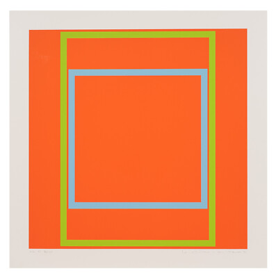 Willy Müller-Brittnau, Serigraphie, signiert und nummeriert.