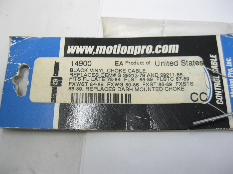 Motion Pro Black Vinyl Choke Cable 14900 - Image 4 of 4