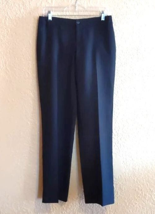 Used Women’s Size 4 Black Polyester Dress Pants, Classic & Comfy Wardrobe Basic