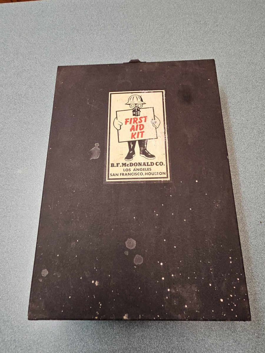 ビンテージ McDonald's First Aid Kit 壁掛け式 救急箱 ビンテージ McDonald's First Aid Kit 壁掛け式 救急箱 【公式通販】