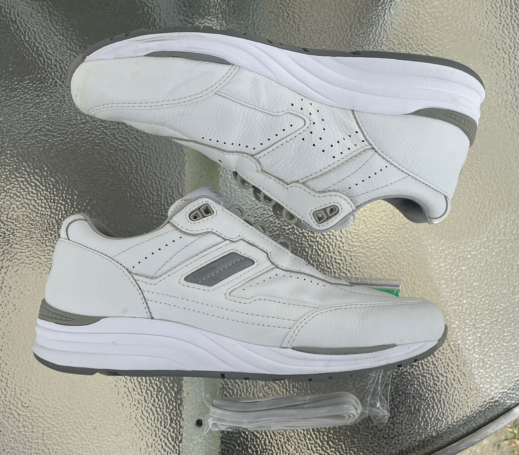 SAS 'Journey' Mens White Leather Triple Comfort Shoe … Gem