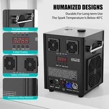 Cold Spark Machine 700W Stage Effect DMX Firework Wedding 6.6-9.8ft With Remote