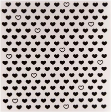 Love Background Happy Valentine'S Day Plastic Embossing Folders for Card Making