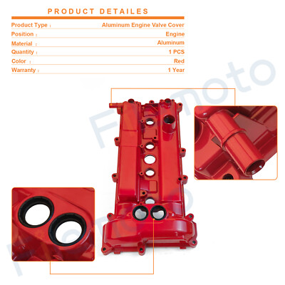 Aluminum Engine Valve Cover for Ford 14-18 Focus 18-21 Ecosport