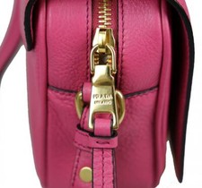 PRADA CROSSBODY SHOULDER BAG HANDBAG 1BD163 PINK LEATHER NEW