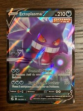 Carte Pokémon Ectoplasma V 156/264 EB08 Epée & Bouclier Poing de Fusion FR NEUF