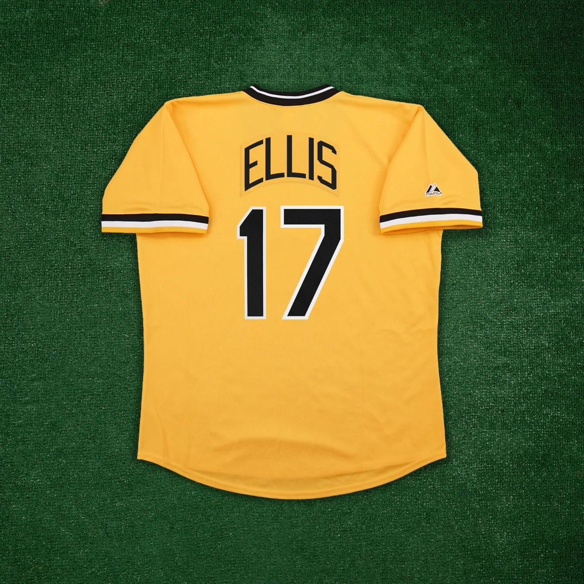 Dock Ellis 1979 Pittsburgh Pirates Cooperstown Men's Gold Throwback Jersey