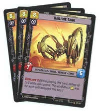 x3 Hailfire Tank - Twilight of the Republic - Star Wars Unlimited
