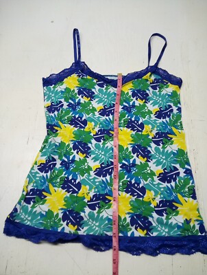 Dream Out Loud Selena Gomez Womens Tank Top Size XL Blue Green