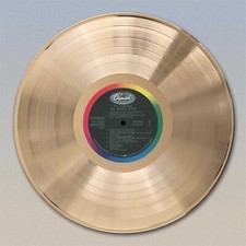 Beach Boys "Pet Sounds"  Gold LP Record wall art