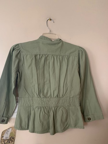 Chaqueta de algodón oliva Nick & Mo VINTAGE talla mediana nueva con etiquetas - Imagen 3 de 4
