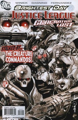 Justice League Generation Lost #16 FN; DC | Brightest Day Creature Commandos - w