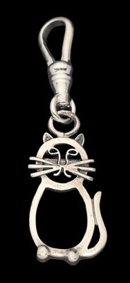 Sterling Silber 925 Kätzchen Katze Haustier Anhänger Charm