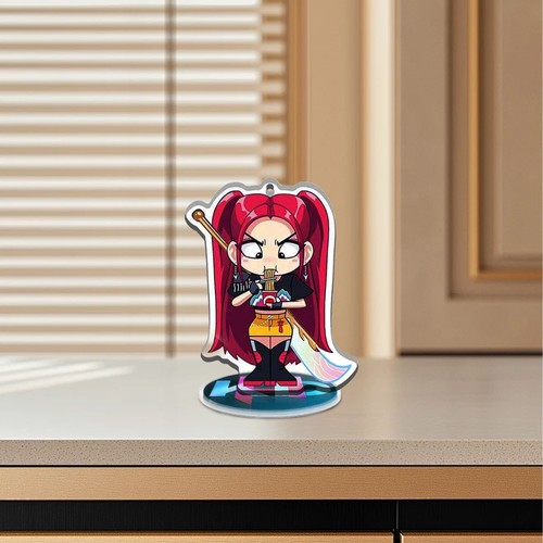 Kpop Demon Hunters Set Standee da scrivania acrilico principale tema cibo ramen - Foto 12 di 14