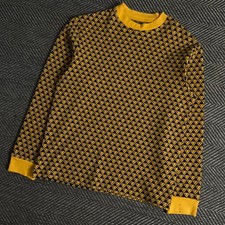 Heritage Floss Monogram Pattern Sweater, Size M