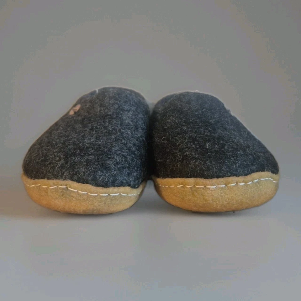 ZAPATILLAS CLÁSICAS WOOLFIT/NEGRAS/SUELA DE GOMA NATURAL/EU 37/US CON 6/USADAS Foto 4 de 4