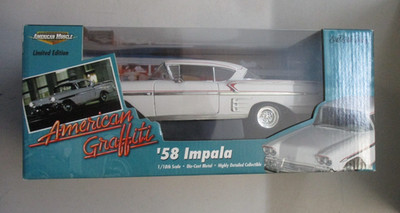 Ertl 1:18 1958 Chevrolet Impala American Graffiti Diecast Vehicle