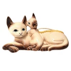 Vintage Hull Siamese Cat Kitten Planter 63 USA 1953 Mid Century Art Pottery