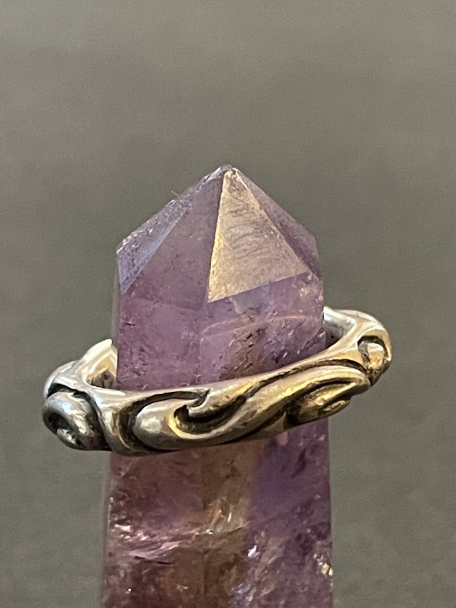 Vintage Chrome Hearts Silver Scroll Ring 1994 Copyright | eBay