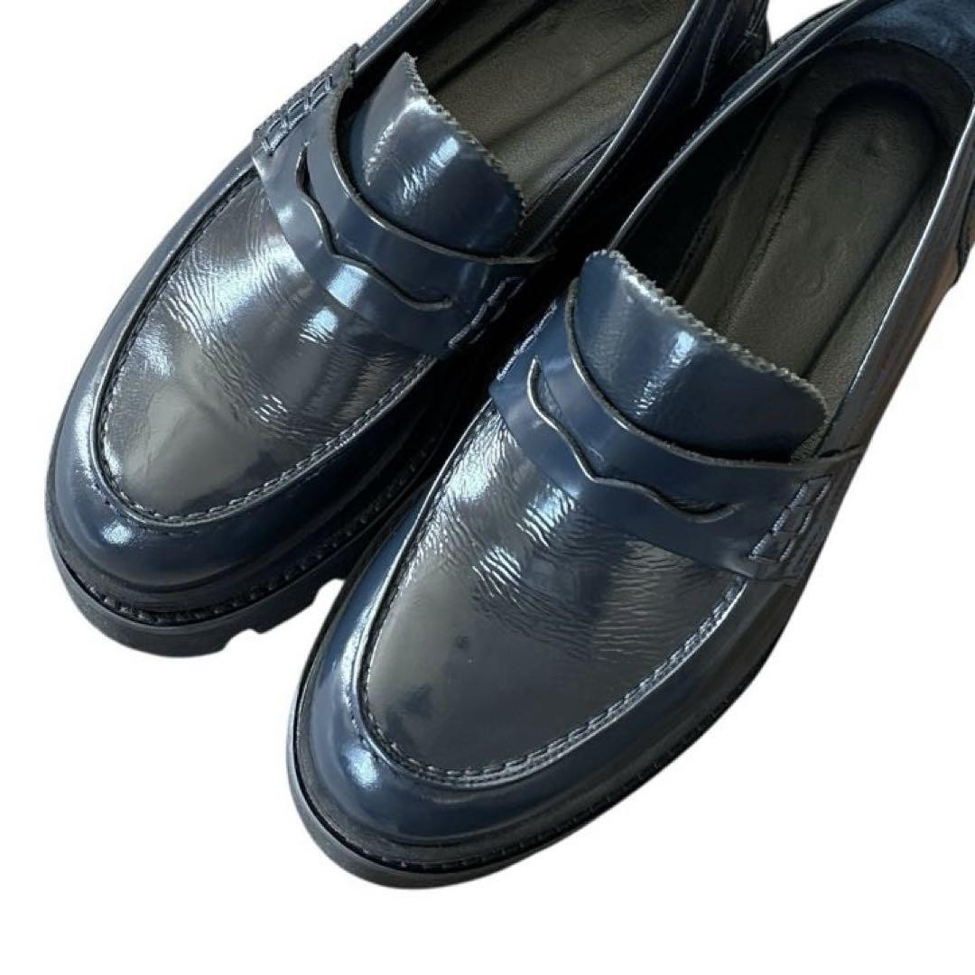 Mm6 Maison Margiela Platform Loafers 23Cm Navy Margiela