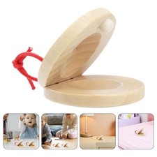 8 Pcs Orff Round Dance Board Finger Castanets Toy Baby Music Instruments