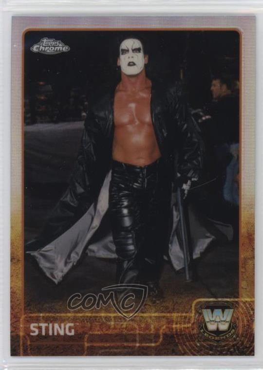 2015 Topps Chrome WWE Refractor Sting #89 2yi