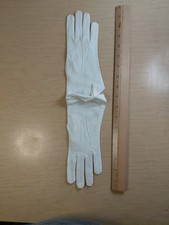 Vintage Pair Of White Driving Gloves - Japan - Size 7.5