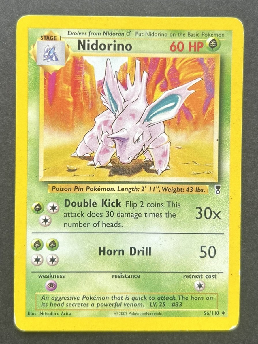 Pokemon card - Nidorino   56/110 Legendary Collection - MP