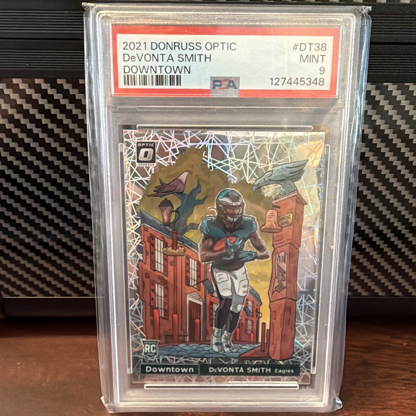 2021 Panini Donruss Optic - Downtown Devonta Smith #DT-38 (RC)