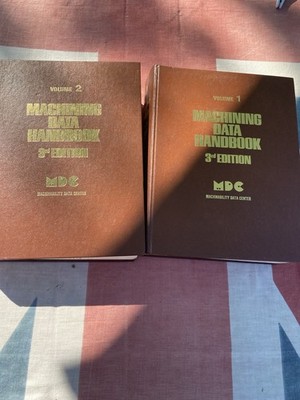 Vintage Machining Data Book Volume 1&2 Hardback Book 3rd Edition