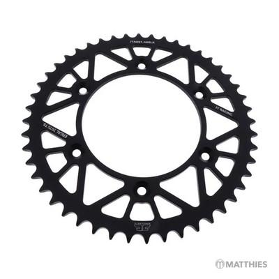 Kettenrad Teilung 520 Zähne 48 Alu schwarz JT JTA897.48BLK, JTA897.48BLK