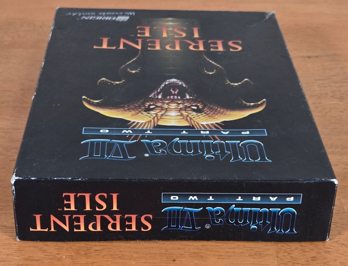 Ultima VII Part Two Serpent Isle Origin IBM PC Big Box Game Complete CIB Map